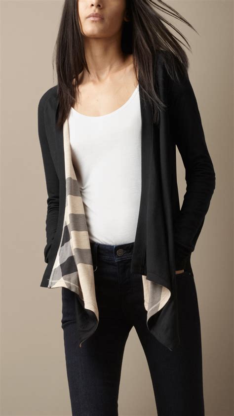 cardigan burberry femme|Burberry reversible cardigan.